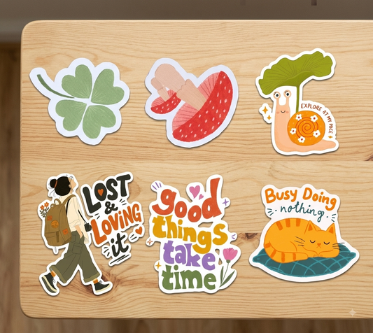 6 stickers