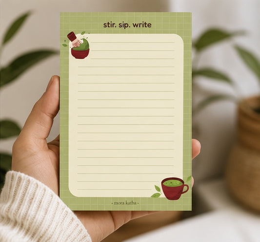 Matcha Memo Pad